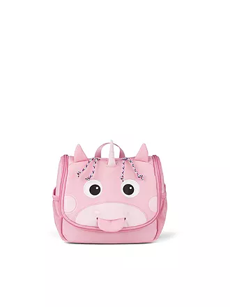 AFFENZAHN | Toilettetasche Eule | rosa